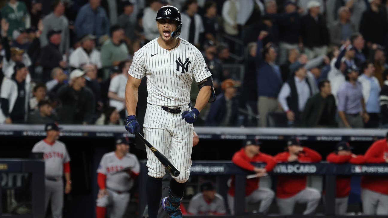 Giancarlo Stanton pokes fun at his 'bonehead' premature home run celebration in Yankees' win