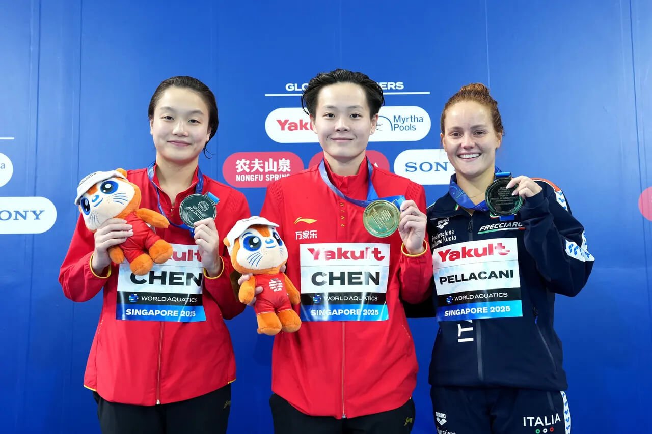 World Championships: Chen Yiwen, Chen Jia Go 1-2 in 3-Meter Springboard