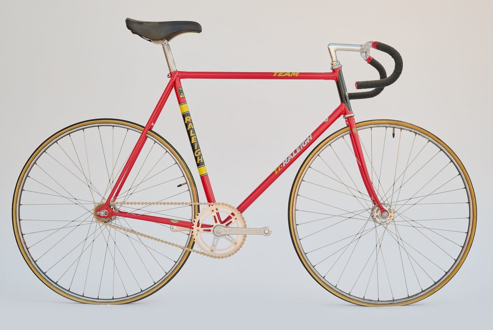 Classic track bike for an Olympian Classic track bike for an Olympian