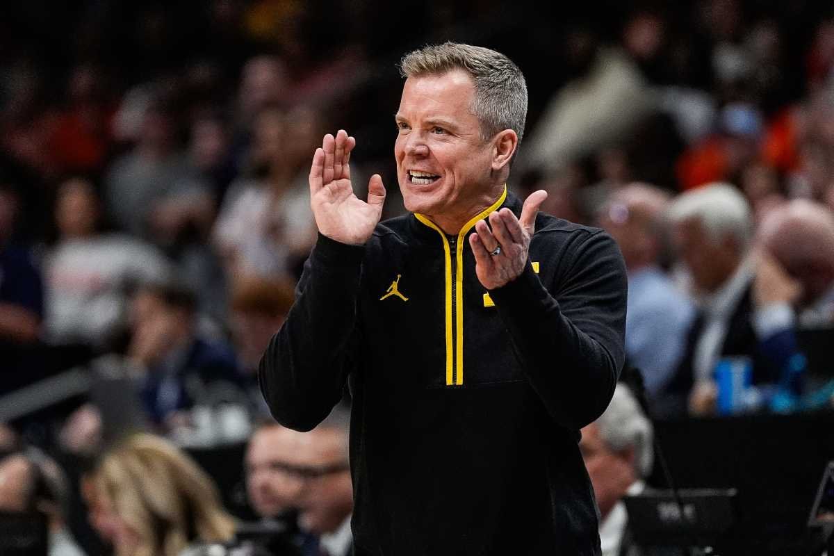 Dusty May’s Fiery Preseason Speech Captures Attention at Wolverines Practice