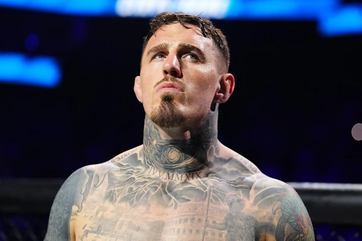 Tom Aspinall’s vision for the UFC heavyweight division is suddenly blurred
