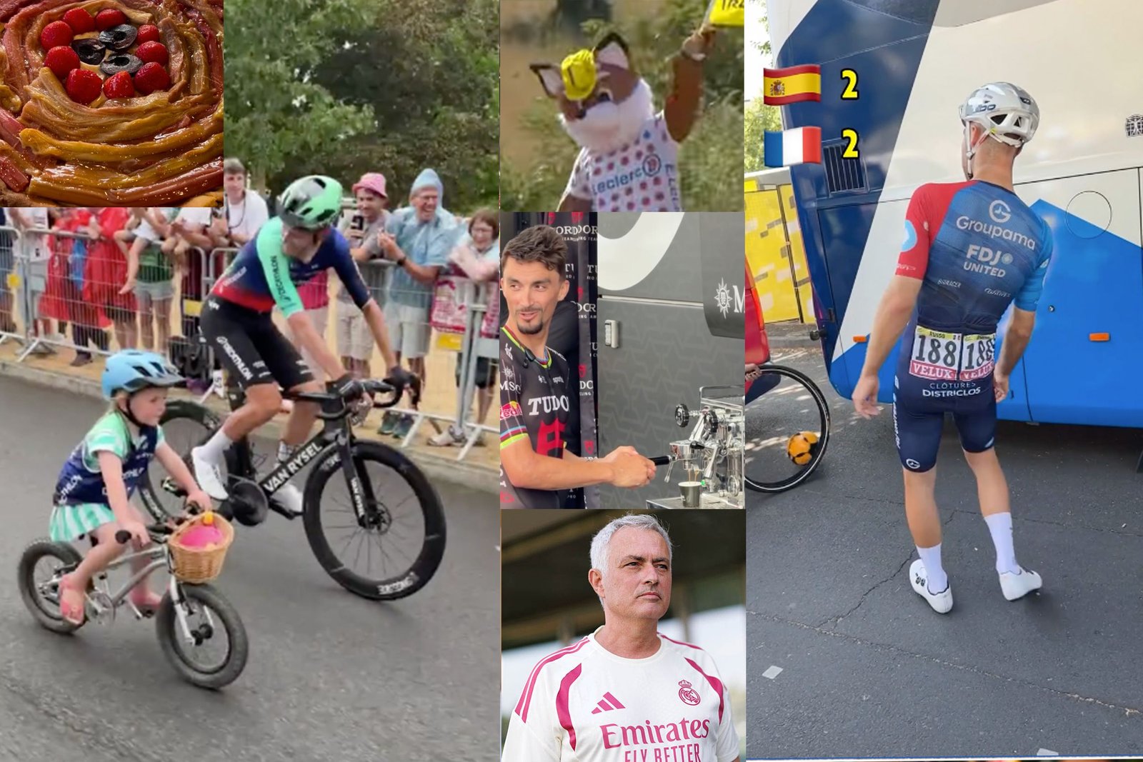 Horror hotels, delicious desserts and José Mourinho – week two of the 2026 Tour de France on social media Horror hotels, delicious desserts and José Mourinho – week two of the 2026 Tour de France on social media