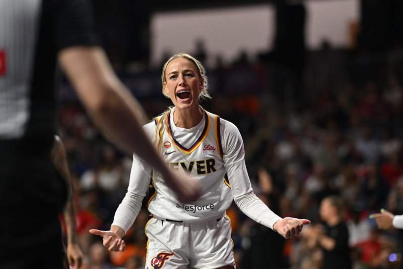 “Should’ve Never Been in That Situation”: Sophie Cunningham’s Appeal Goes Unanswered in Fever’s OT Win Over Sky “Should’ve Never Been in That Situation”: Sophie Cunningham’s Appeal Goes Unanswered in Fever’s OT Win Over Sky