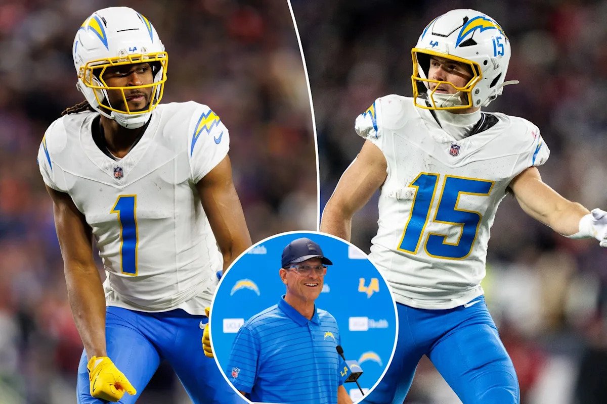 Chargers’ Jim Harbaugh is betting on a big season from his WR core Chargers’ Jim Harbaugh is betting on a big season from his WR core