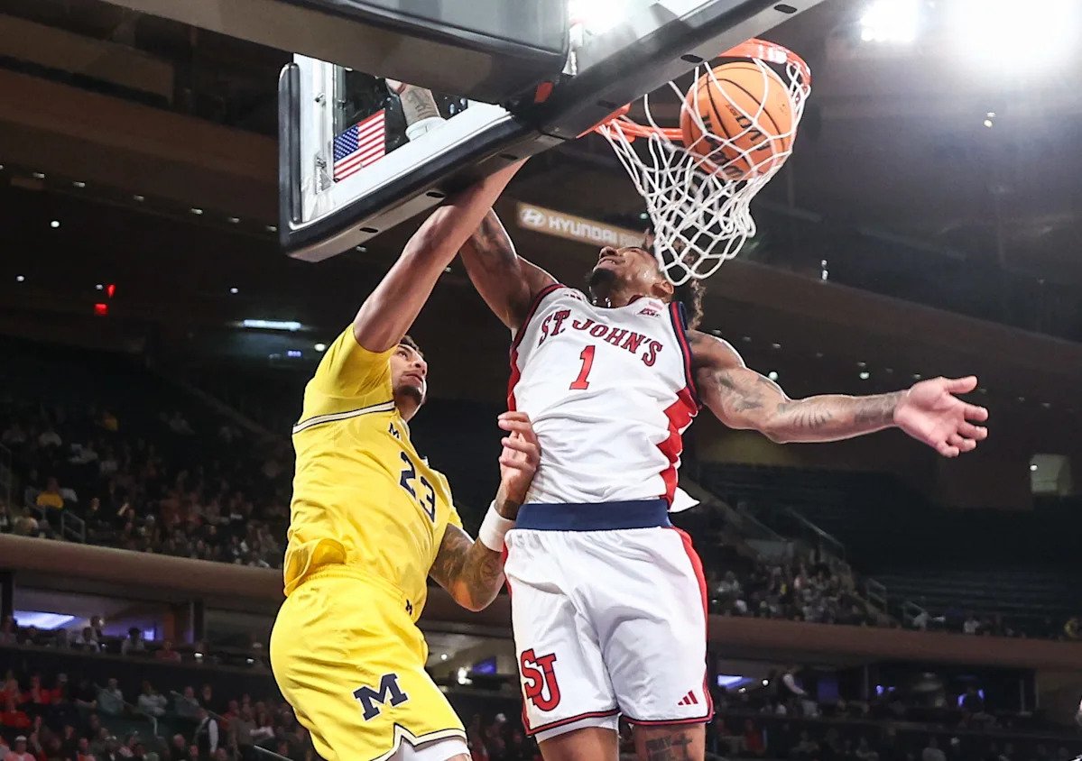 Yaxel Lendeborg shows out again as Michigan basketball wins exhibition finale in NYC Yaxel Lendeborg shows out again as Michigan basketball wins exhibition finale in NYC