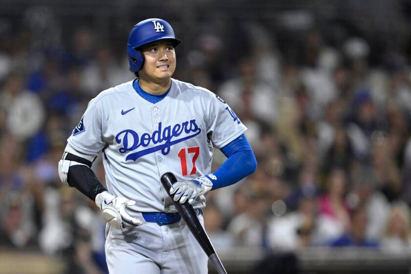 Dodgers held to three hits in loss to Padres, falling back into tie for first place Dodgers held to three hits in loss to Padres, falling back into tie for first place