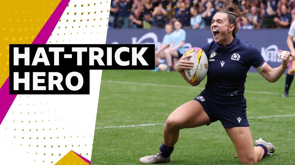 Women’s Rugby Union World Cup: Francesca McGhie scores hat-trick against Wales
