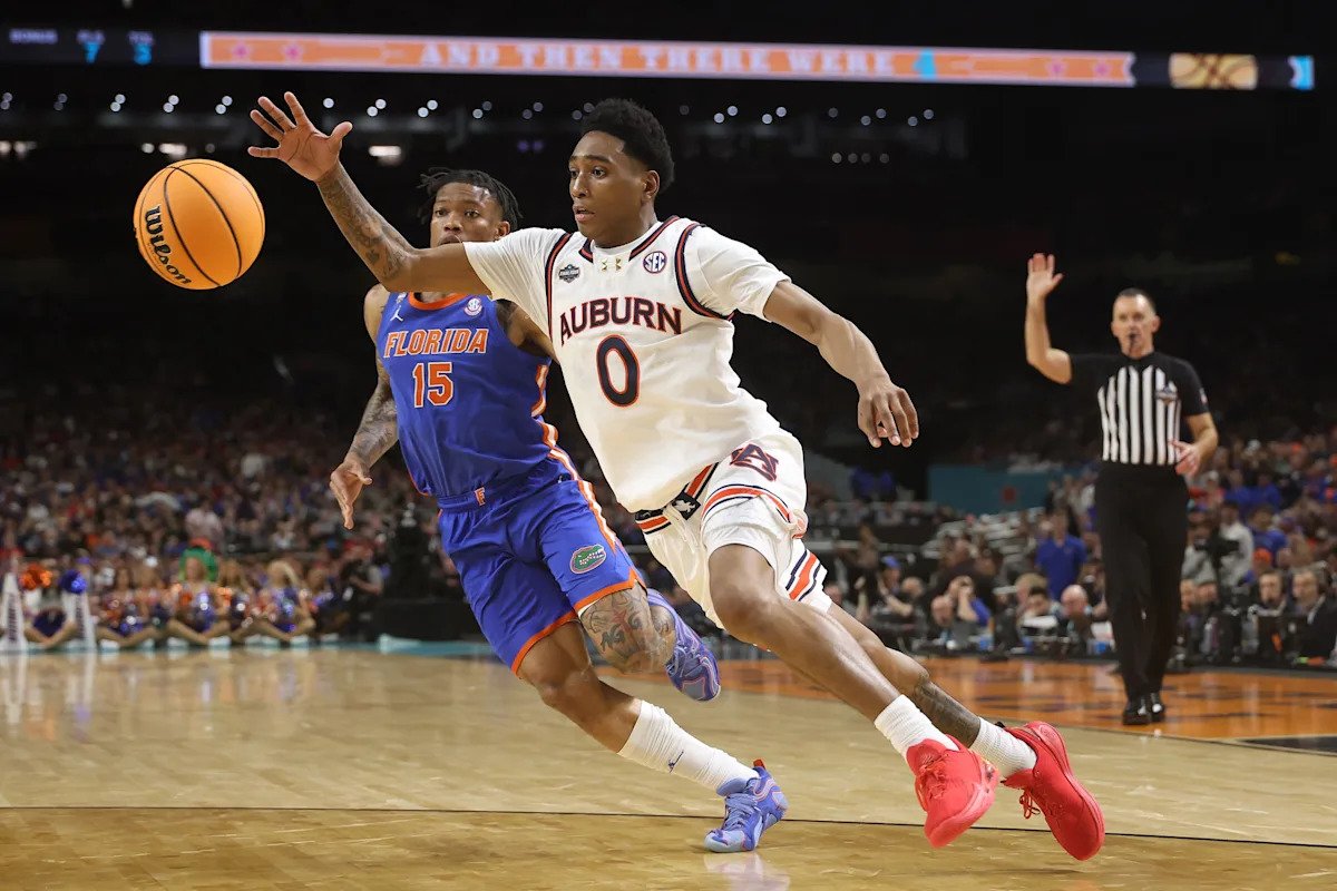 Where does The Athletic rank Auburn basketball in its preseason rankings?