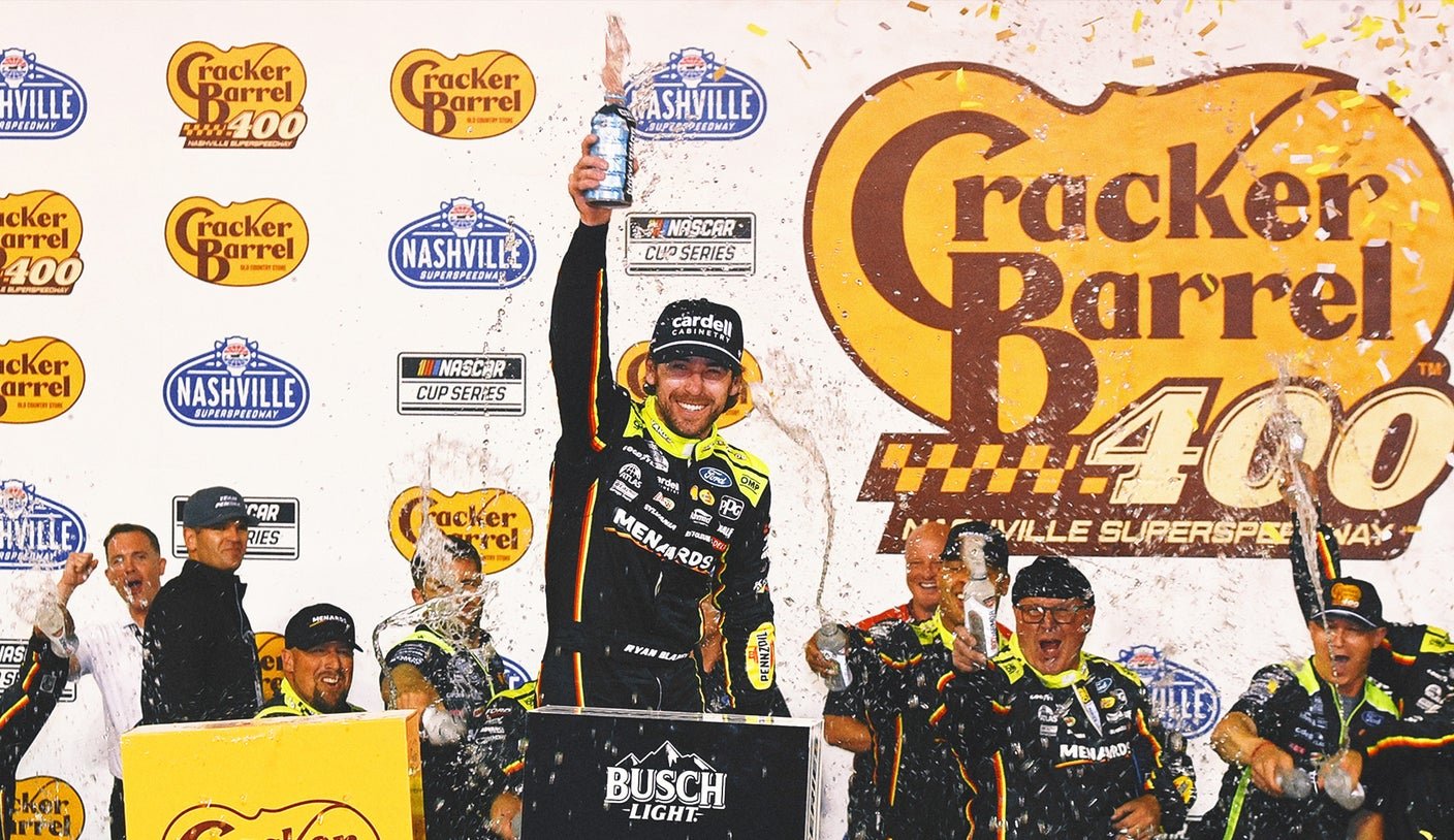 Ryan Blaney races to first Cup Series victory of the year at Nashville Ryan Blaney races to first Cup Series victory of the year at Nashville