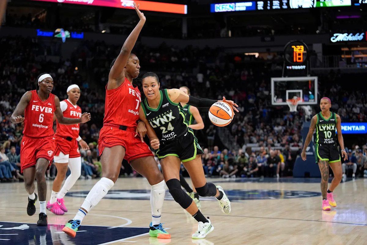 Collier scores 32 in return from 7-game absence, Lynx beat short-handed Fever 97-84