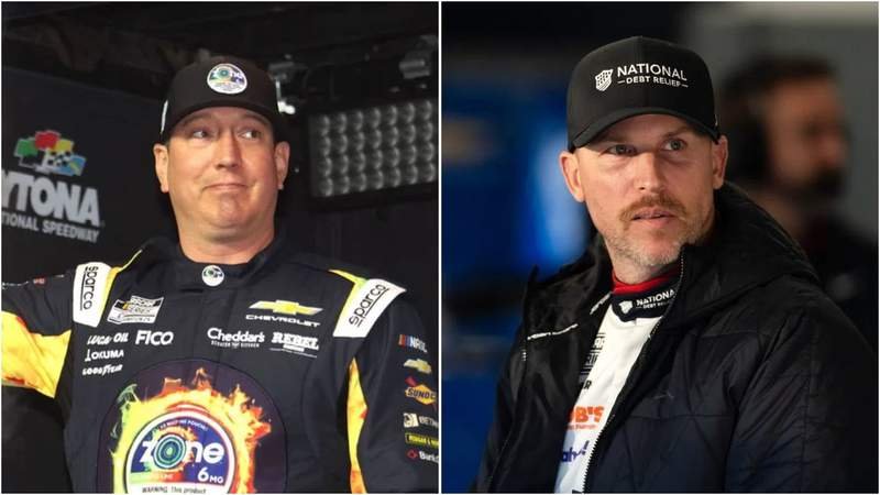 “You’re on Mt. Rushmore of NASCAR”: Denny Hamlin Offers Peace Treaty to Kyle Busch in Unexpected Twist “You’re on Mt. Rushmore of NASCAR”: Denny Hamlin Offers Peace Treaty to Kyle Busch in Unexpected Twist