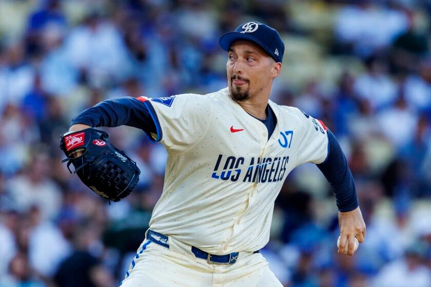 Blake Snell turns in a performance befitting his ‘Snellzilla’ nickname in Dodgers’ blowout win Blake Snell turns in a performance befitting his ‘Snellzilla’ nickname in Dodgers’ blowout win