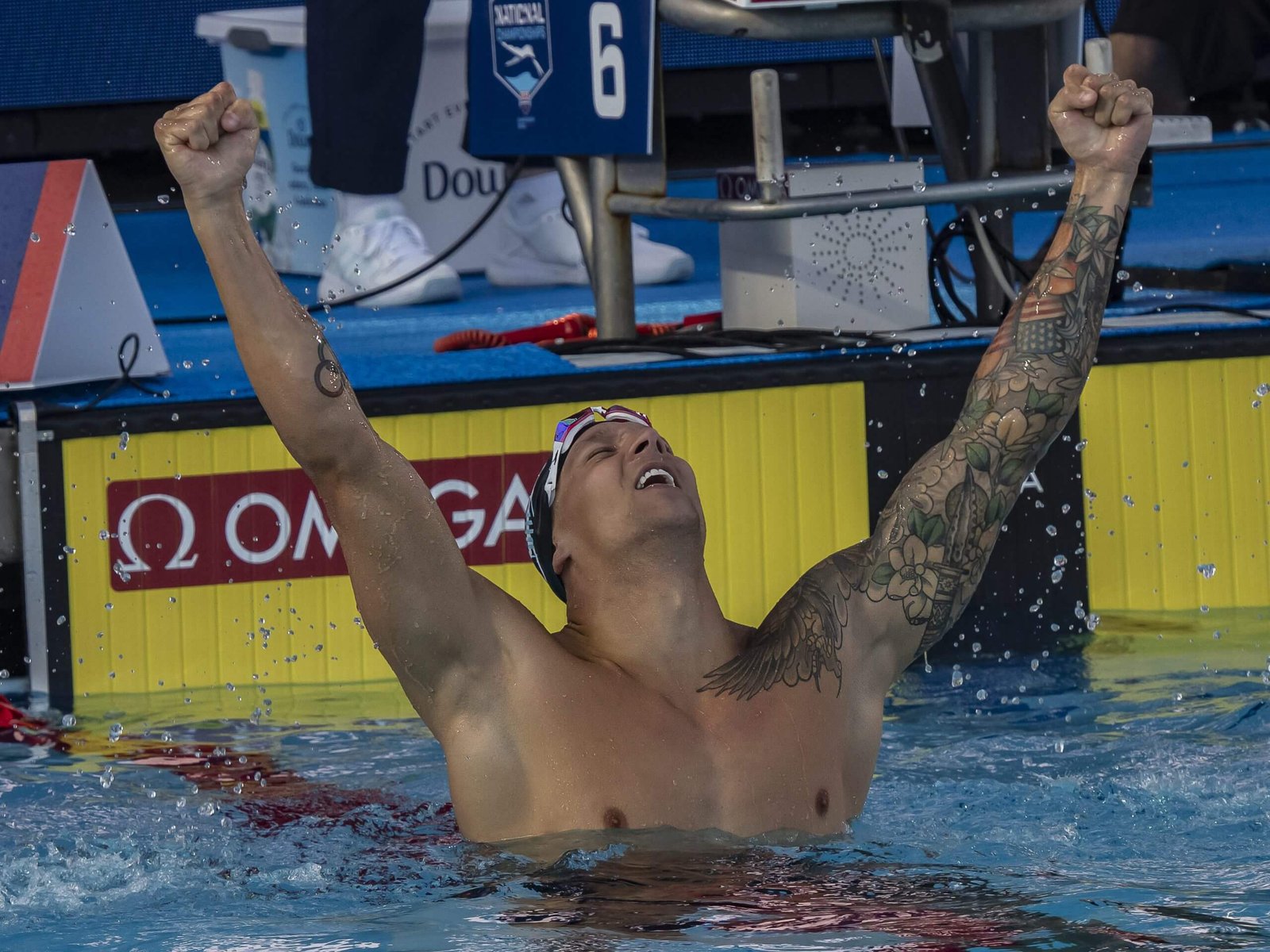 Caeleb Dressel Rips 21.35 in 50 Freestyle for National Title Caeleb Dressel Rips 21.35 in 50 Freestyle for National Title
