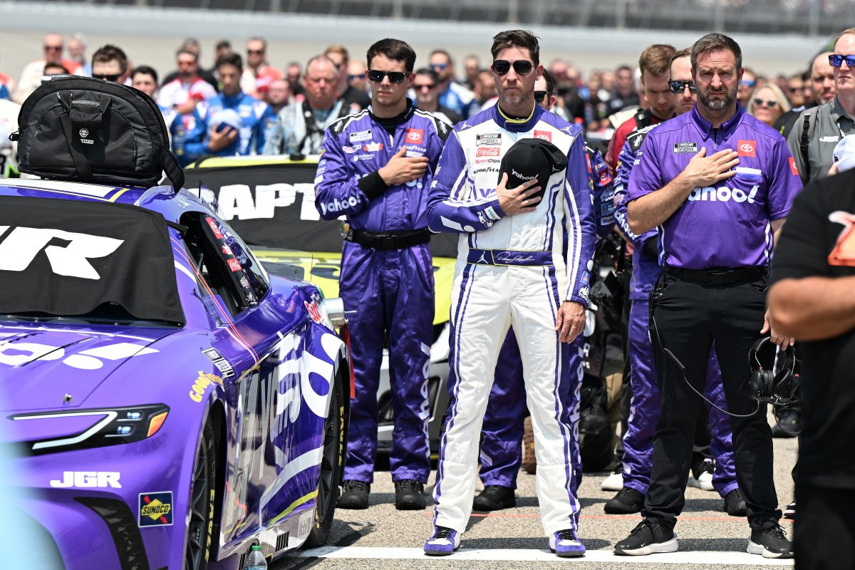 Denny Hamlin Mentions Retirement After Record-Setting Michigan Win Denny Hamlin Mentions Retirement After Record-Setting Michigan Win