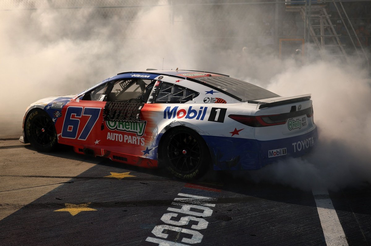 After 650 starts, the No. 67 has finally won a NASCAR Cup race After 650 starts, the No. 67 has finally won a NASCAR Cup race
