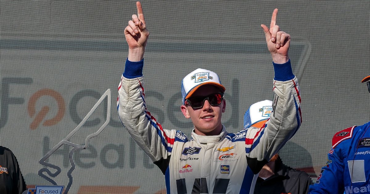 Connor Zilisch copies iconic Dale Earnhardt quote after Portland win, collarbone surgery: ‘It hurt so good’