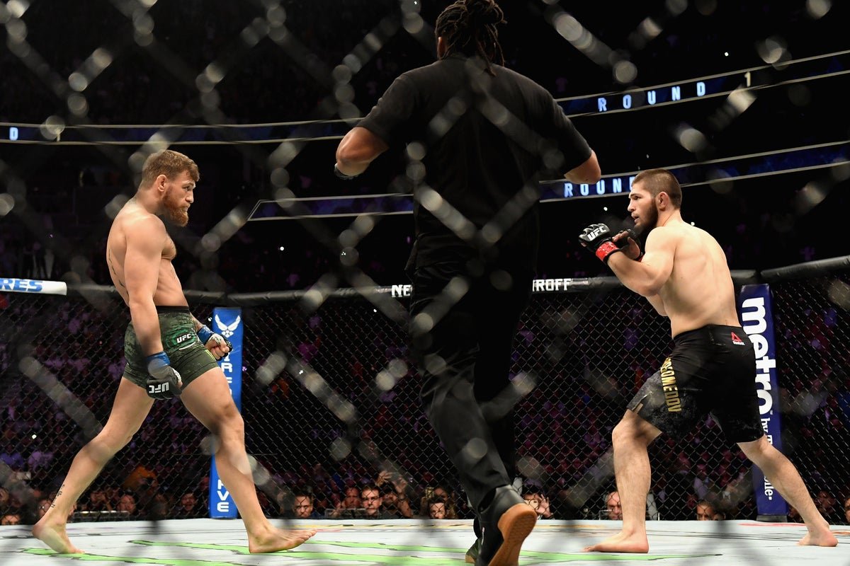 Conor McGregor reignites feud with rival Khabib Nurmagomedov: ‘No courage’ Conor McGregor reignites feud with rival Khabib Nurmagomedov: ‘No courage’