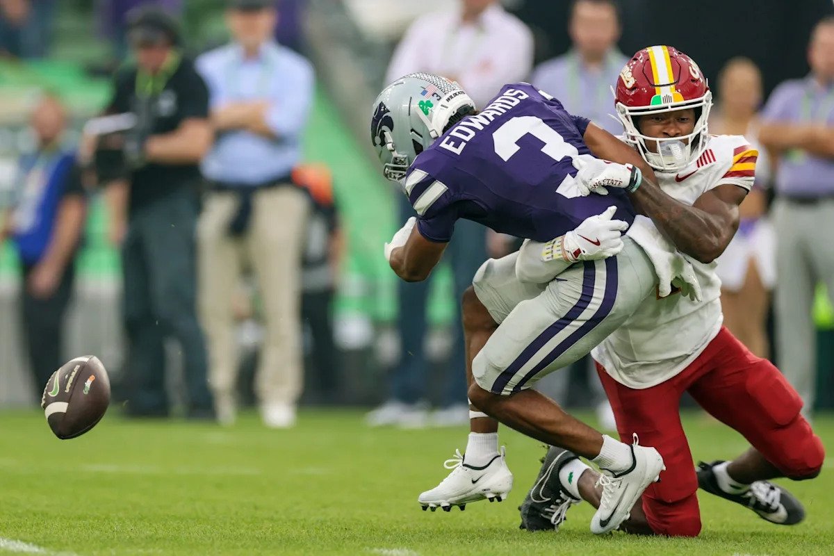 Dylan Edwards injury update: Kansas State RB out vs Iowa State with ankle issue