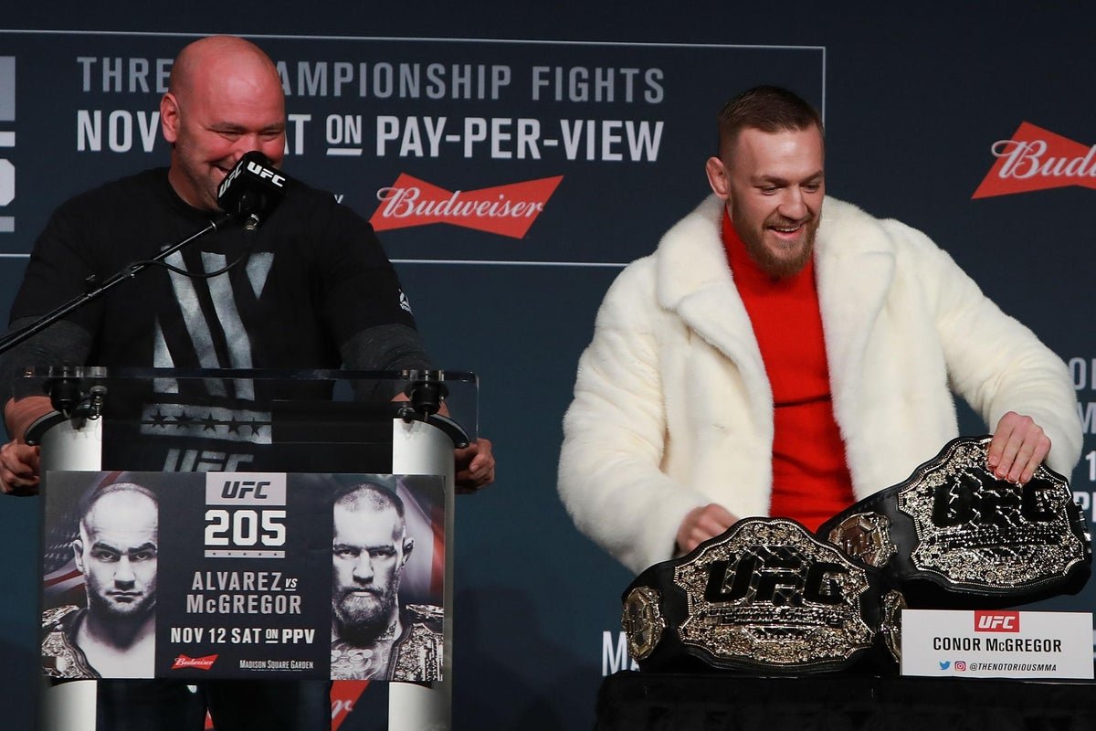 Dana White addresses Conor McGregor anti-doping ban and what it means for White House UFC fight