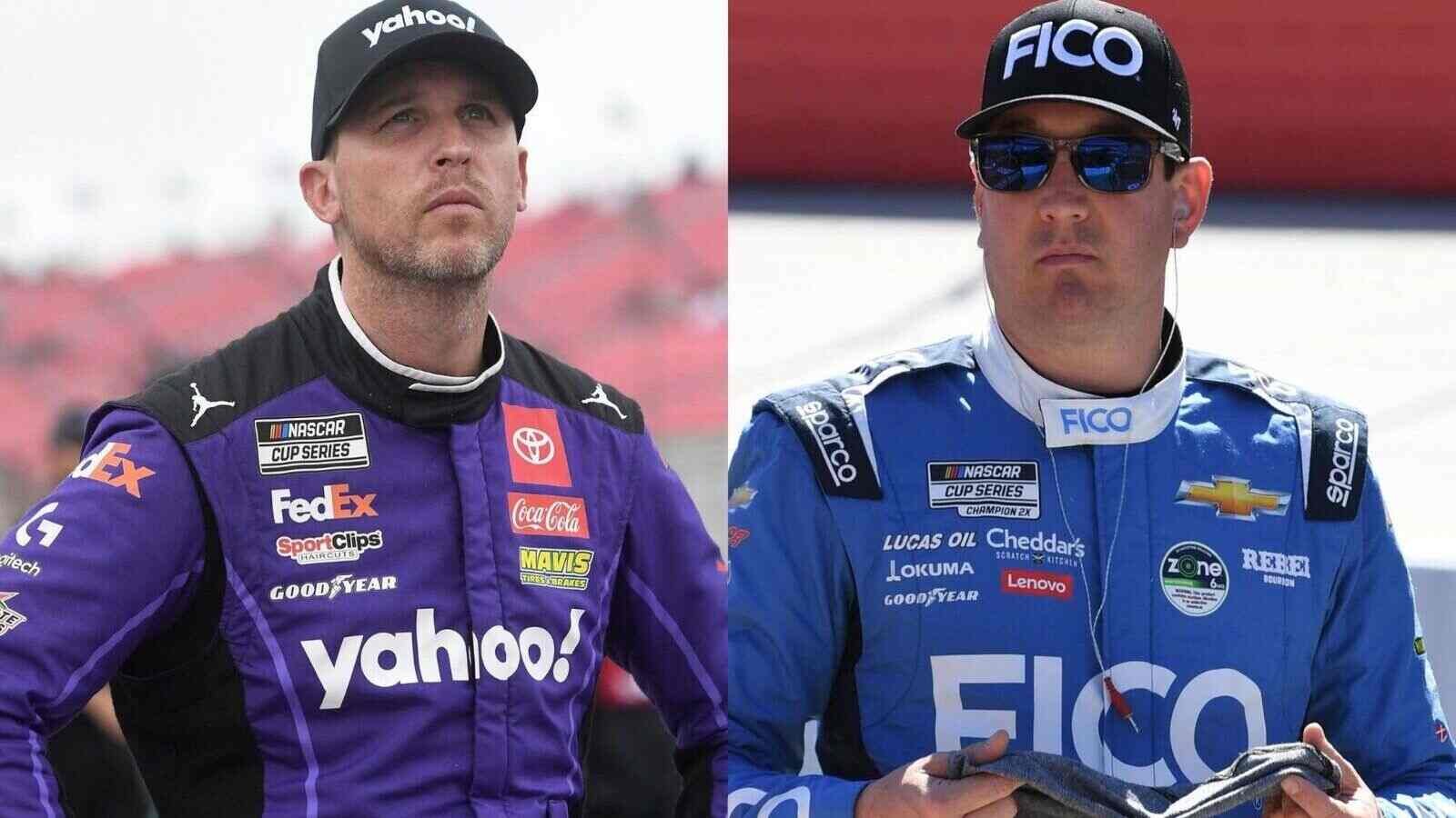 Kyle Busch hands off villain role to Denny Hamlin in podcast chat Kyle Busch hands off villain role to Denny Hamlin in podcast chat
