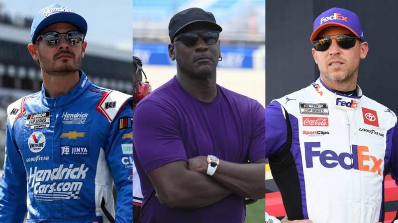 Kyle Larson’s Quiet Michael Jordan Encounter Destroyed Denny Hamlin’s Exclusive Garage Status Kyle Larson’s Quiet Michael Jordan Encounter Destroyed Denny Hamlin’s Exclusive Garage Status