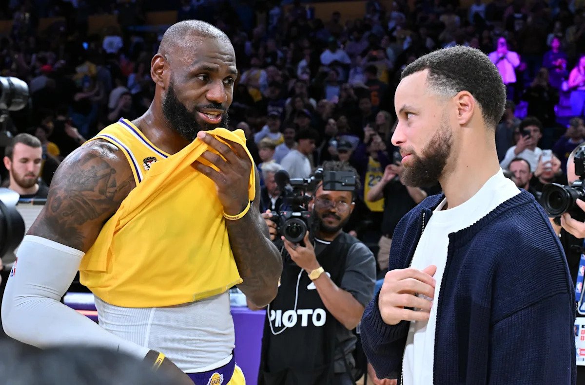 Basketball isn’t the top sport Steph Curry wants to play with LeBron James Basketball isn’t the top sport Steph Curry wants to play with LeBron James