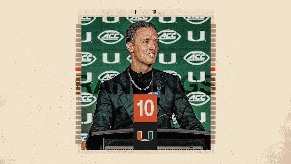 College football Top 25: How far can Carson Beck take No. 10 Miami? College football Top 25: How far can Carson Beck take No. 10 Miami?
