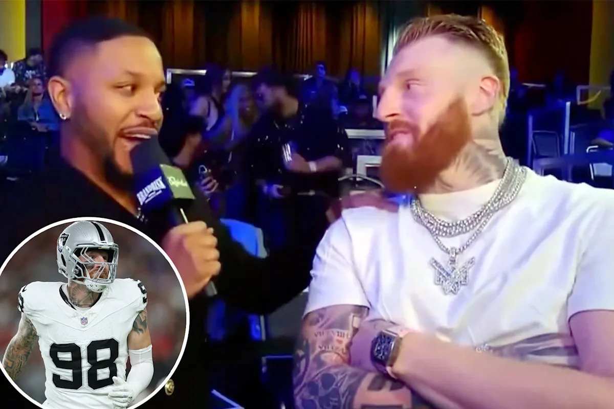 Maxx Crosby interview gets really weird at MMA event: ‘Elephant in the room’ Maxx Crosby interview gets really weird at MMA event: ‘Elephant in the room’
