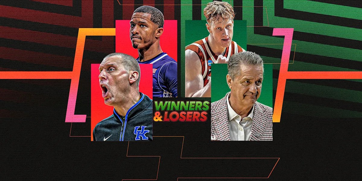 Winners/losers from first weekend of the NCAA tournament feature John Calipari, Darryn Peterson, Big Ten and blue bloods Winners/losers from first weekend of the NCAA tournament feature John Calipari, Darryn Peterson, Big Ten and blue bloods