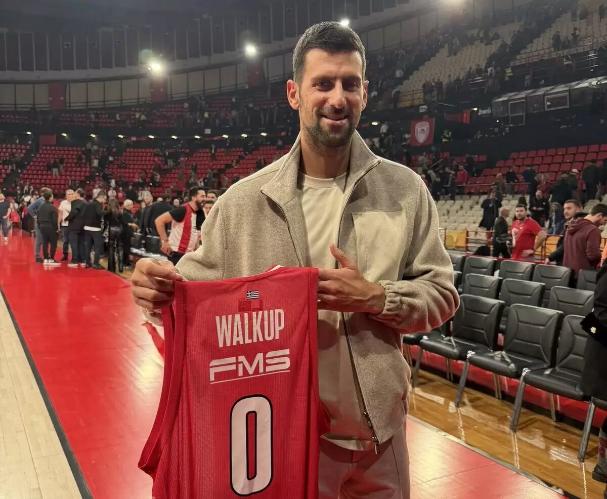 Novak Djokovic congratulates Olympiacos on EuroLeague triumph Novak Djokovic congratulates Olympiacos on EuroLeague triumph