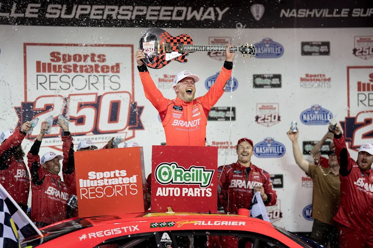 How Justin Allgaier continued his dominance in NASCAR Nashville O’Reilly race How Justin Allgaier continued his dominance in NASCAR Nashville O’Reilly race