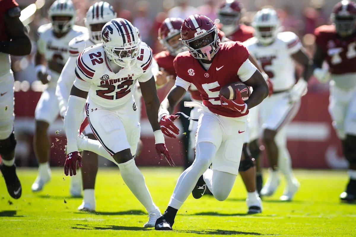 College Football 26 predicts Alabama vs. South Carolina in Week 9 SEC matchup