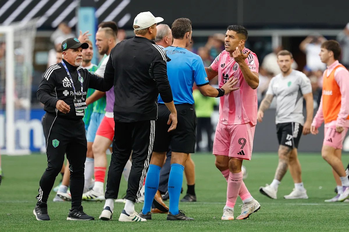 Leagues Cup suspends Inter Miami’s Luis Suárez 6 games, hands down additional punishments for post-final brawl