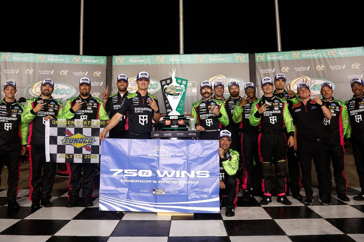 History was made in the NASCAR Cup race at Atlanta History was made in the NASCAR Cup race at Atlanta