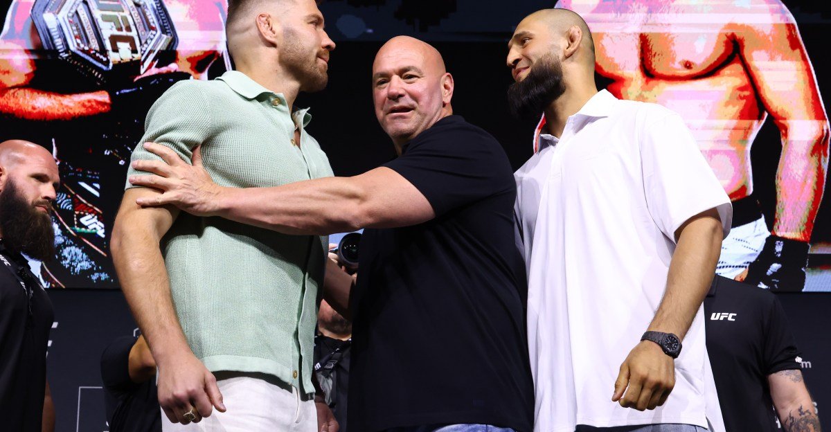 Dana White separates Dricus du Plessis and Khamzat Chimaev after tense faceoff ahead of UFC 319