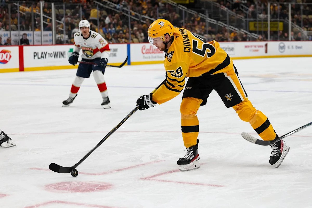 2026-27 Pittsburgh Penguins Player Projections: Egor Chinakhov 2026-27 Pittsburgh Penguins Player Projections: Egor Chinakhov
