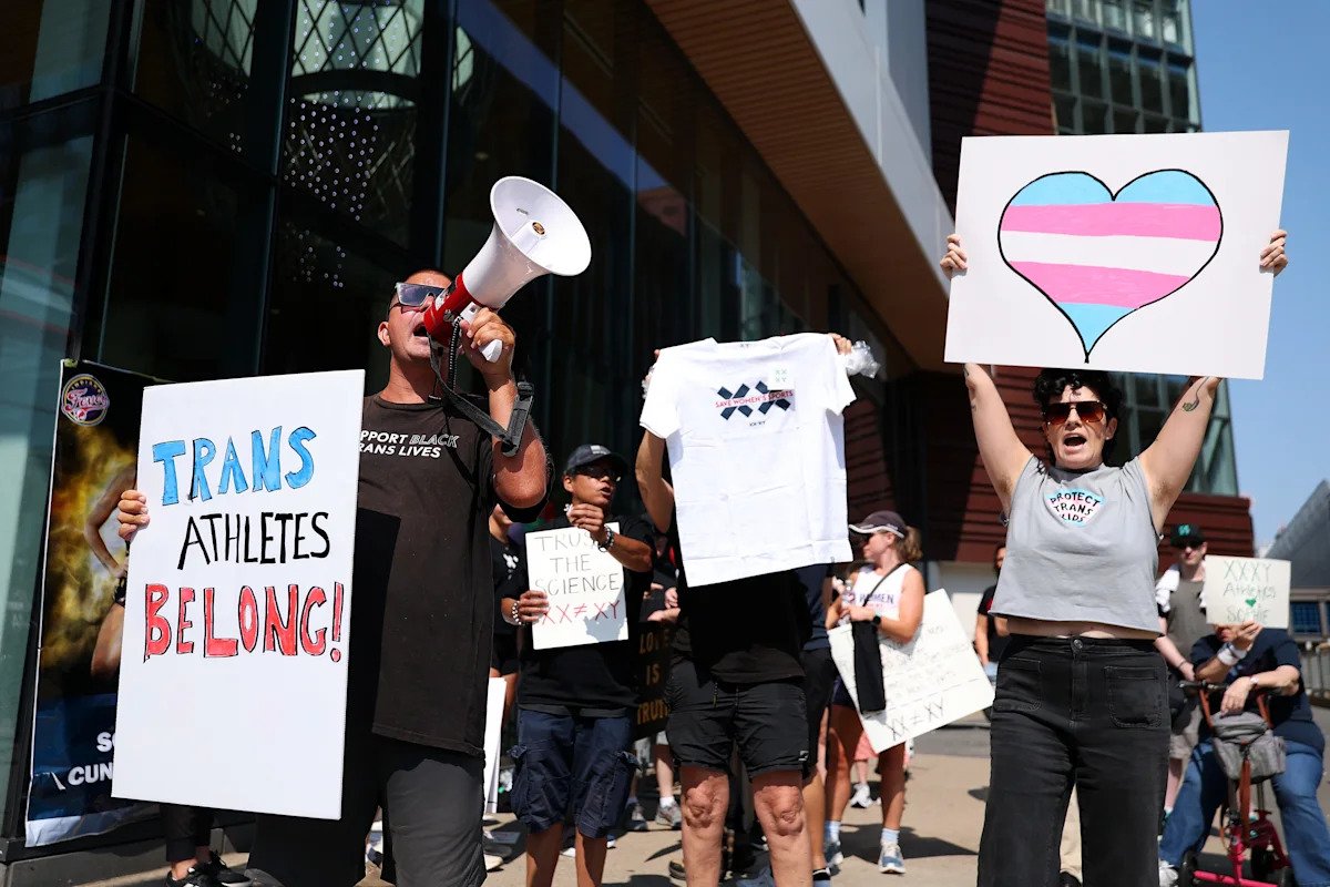 WNBA player’s union denounces transphobia, hate amid demonstrations WNBA player’s union denounces transphobia, hate amid demonstrations