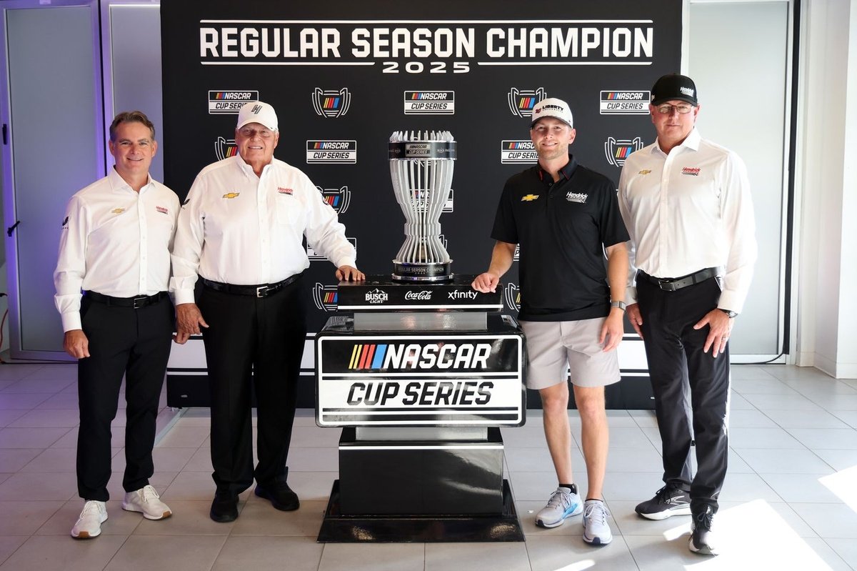 The official 2025 NASCAR Cup playoff grid after points reset