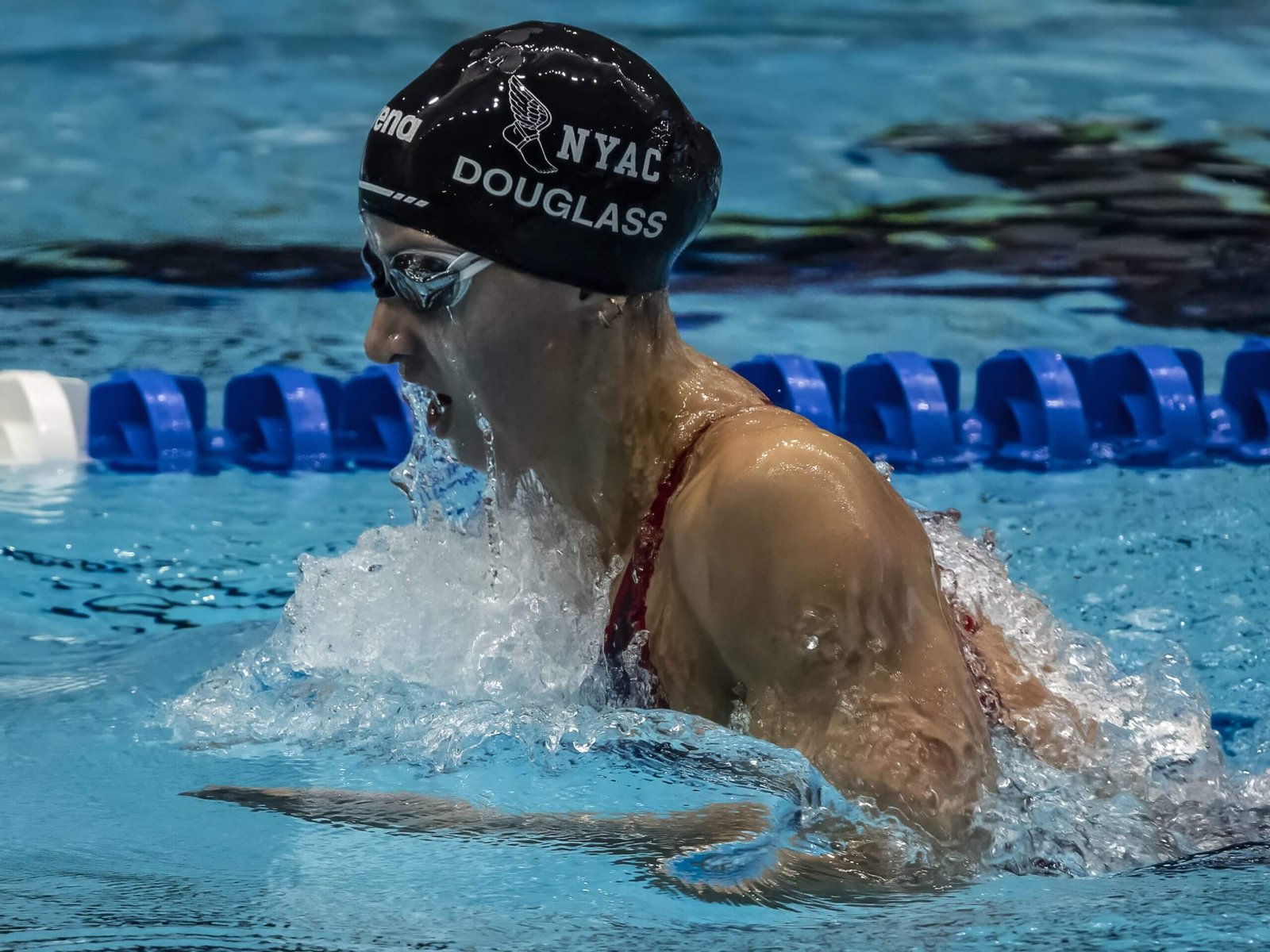 Kate Douglass Debuts With Top Time in 100 Breast Kate Douglass Debuts With Top Time in 100 Breast