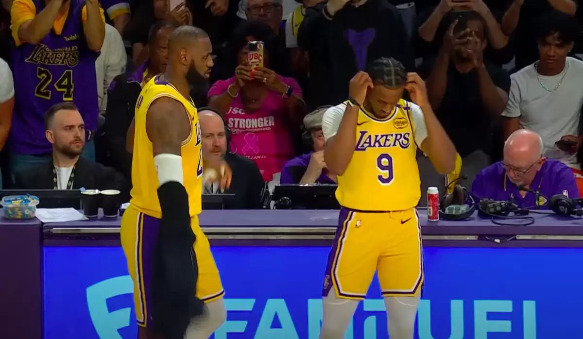 Bronny James stays focused as LeBron commits to Lakers Bronny James stays focused as LeBron commits to Lakers