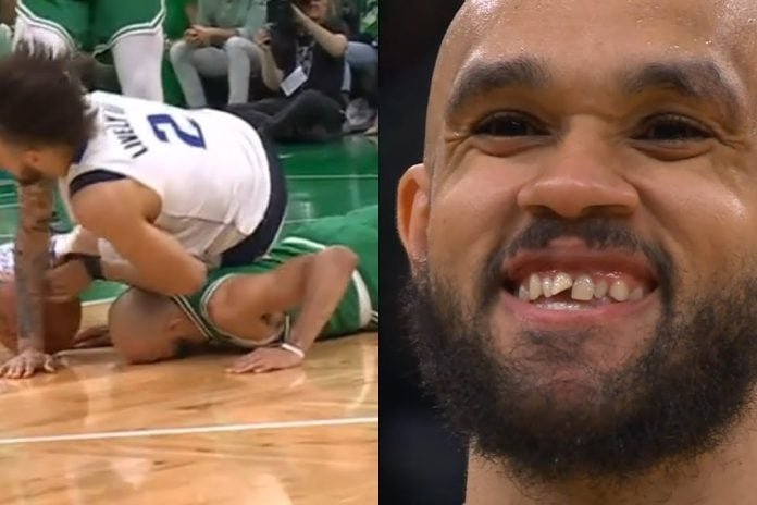 Derrick White recalls halftime dentist trip during 2024 Finals Derrick White recalls halftime dentist trip during 2024 Finals
