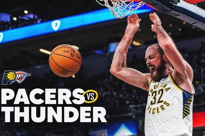 Pacers overpower Thunder in preseason Finals rematch Pacers overpower Thunder in preseason Finals rematch