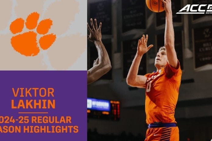 Thunder sign Clemson center Viktor Lakhin