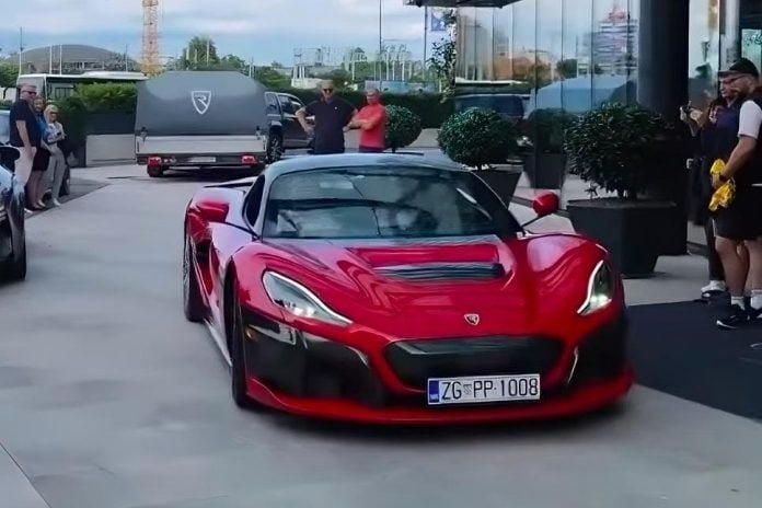 Luka Doncic spotted driving M Rimac Nevera