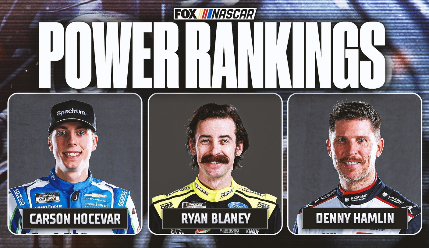 NASCAR Power Rankings: Ryan Blaney Carrying Baton For Ford NASCAR Power Rankings: Ryan Blaney Carrying Baton For Ford