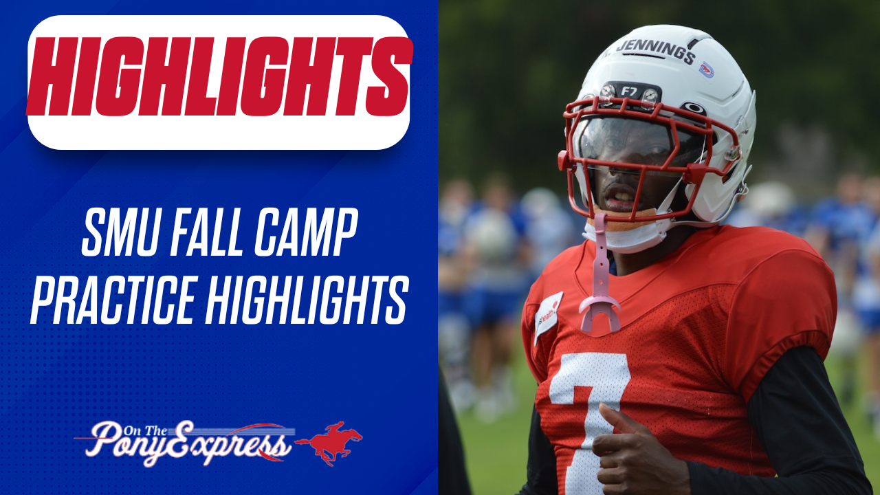 SMU Fall Camp Day Eight highlights