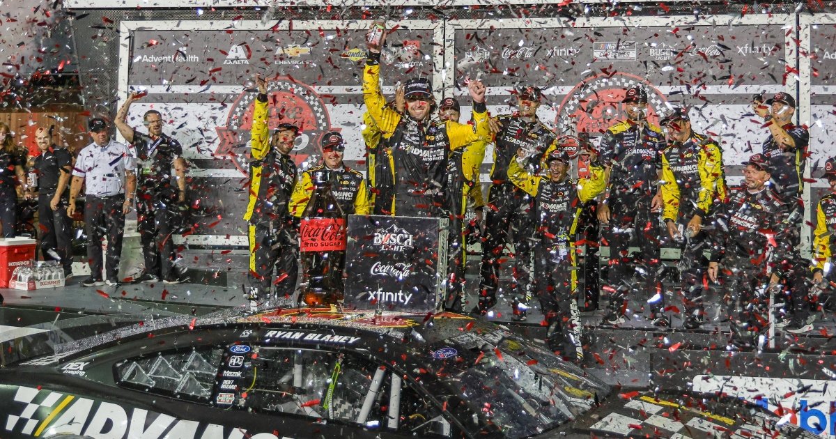Ryan Blaney breaks hearts at Daytona Ryan Blaney breaks hearts at Daytona