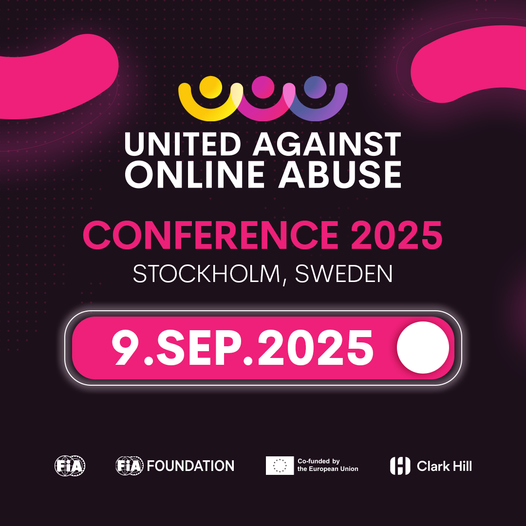 FIA TO BRING GLOBAL LEADERS TOGETHER IN STOCKHOLM TO TACKLE ONLINE ABUSE IN SPORT FIA TO BRING GLOBAL LEADERS TOGETHER IN STOCKHOLM TO TACKLE ONLINE ABUSE IN SPORT