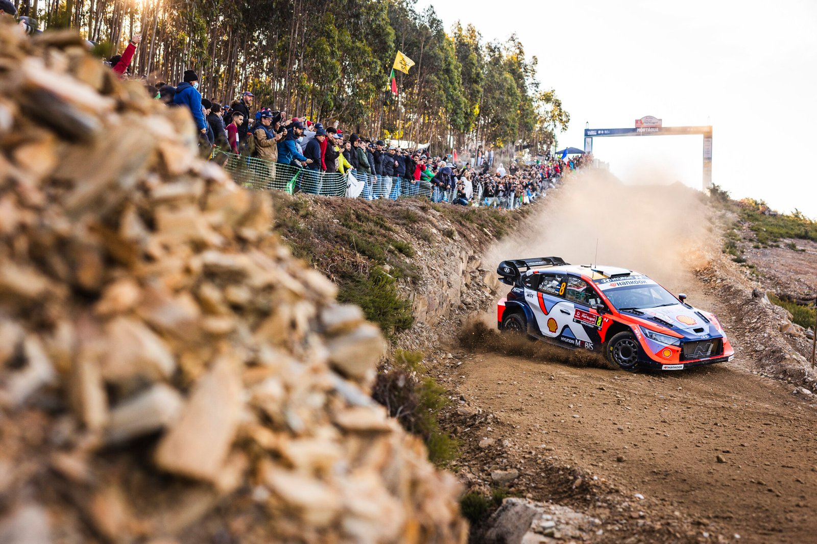 WRC – Milestone man Tänak in front after fierce Portuguese Friday WRC – Milestone man Tänak in front after fierce Portuguese Friday