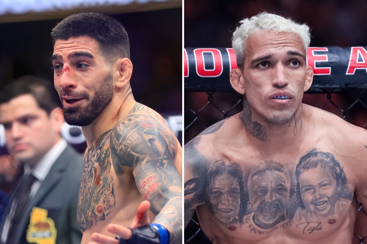 Ilia Topuria vs Charles Oliveira booked to crown new UFC lightweight champion as Islam Makhachev vacates Ilia Topuria vs Charles Oliveira booked to crown new UFC lightweight champion as Islam Makhachev vacates